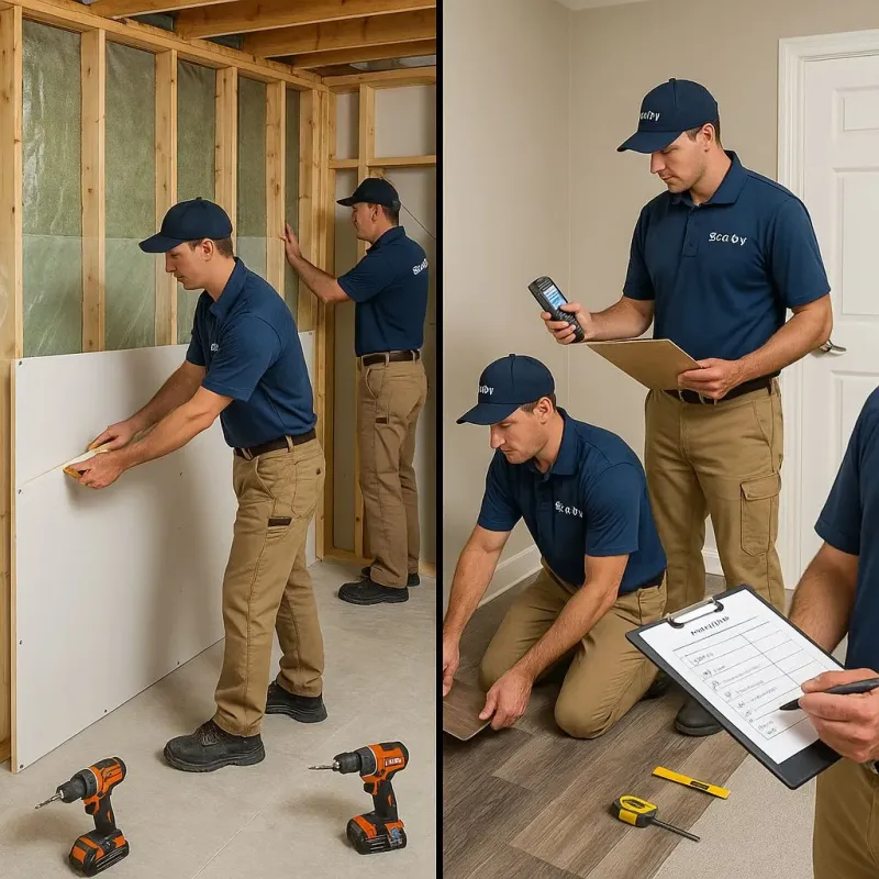 Repairs and Reconstruction process in Black Creek, WI